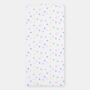 Sprinkles Pattern Sweet Magnetic Notepad
