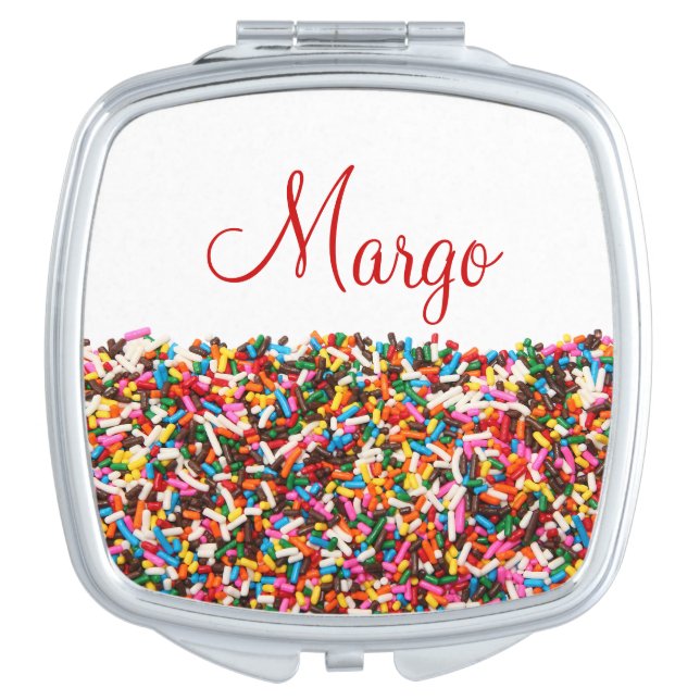 Sprinkles Personalized Compact Mirror (Front)