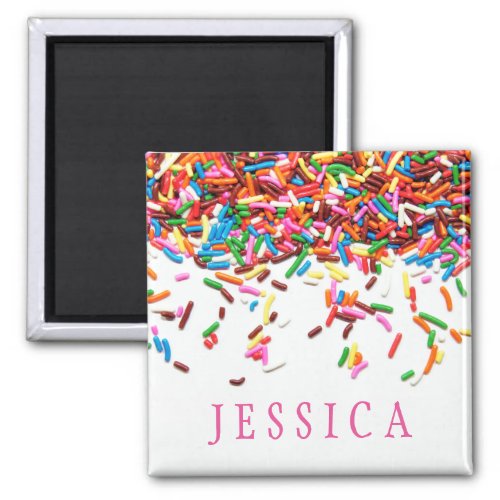 Sprinkles Personalized Magnet