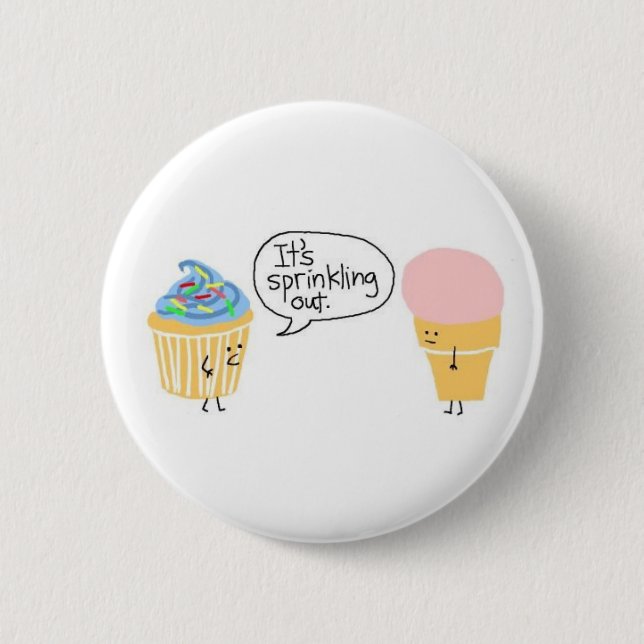 Sprinkles Pinback Button (Front)