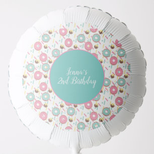 Sprinkles Pink Frosted Mix Donut Birthday Balloon