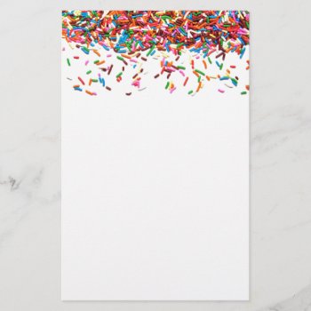 Sprinkles Stationery by CarriesCamera at Zazzle