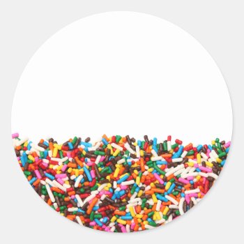 Sprinkles Stickers by CarriesCamera at Zazzle