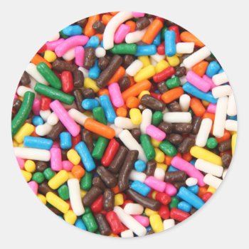 Sprinkles Stickers by CarriesCamera at Zazzle
