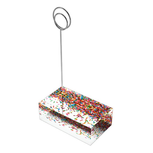 Sprinkles Table Card Holder (Corner)
