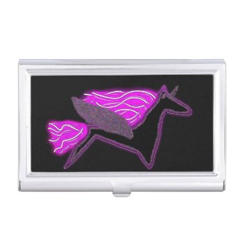 Sprinkles The Pegacorn Business Card Holder by SPKCreative at Zazzle