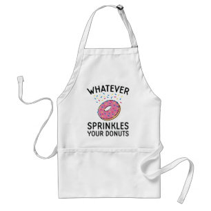 Sprinkles Your Donuts Adult Apron