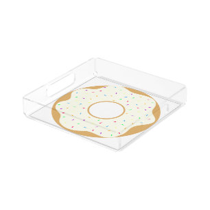Sprinkly Donut Acrylic Tray