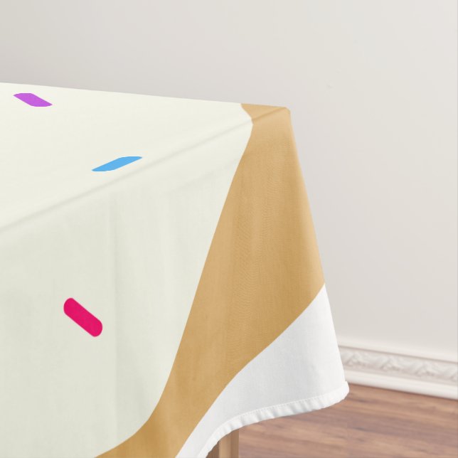 Sprinkly Donut Tablecloth (In Situ)