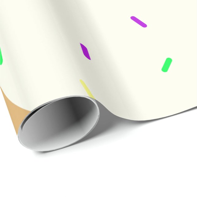 Sprinkly Donut Wrapping Paper (Roll Corner)