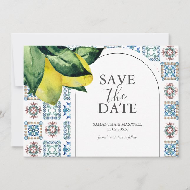 Sprint and Summer Save The Date Invitation (Front)