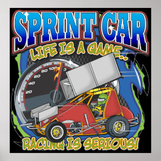 Sprint Car Posters | Zazzle