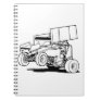 sprint car racing gift for race fans notebook