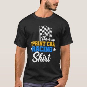 Sprint Car Racing Proud Race Track Racer T-Shirt