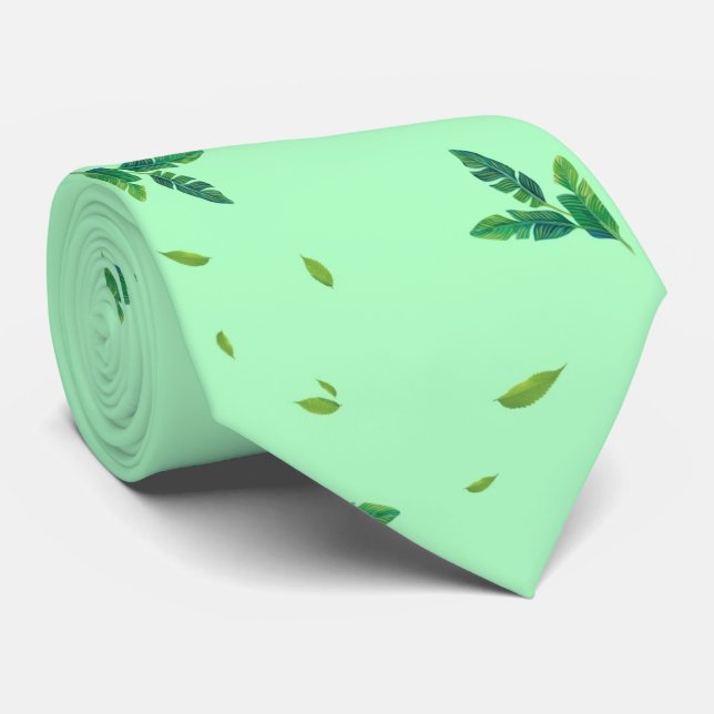 Sprint twist Mint Green Neck Tie (Rolled)