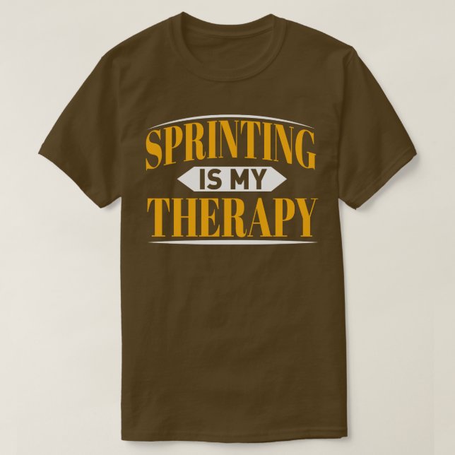 Sprinting Design for a Sprinter T-Shirt (Design Front)
