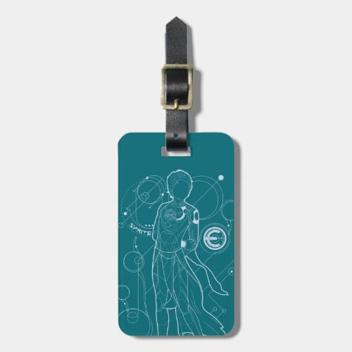 Sprite Astrometry Outline Luggage Tag