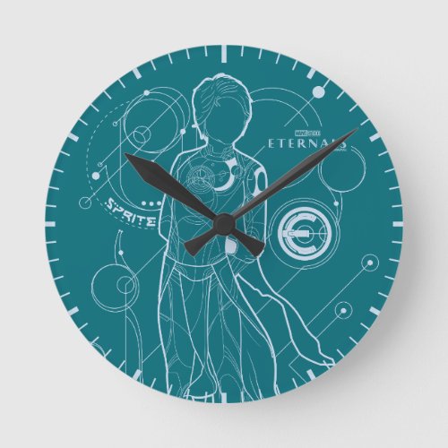 Sprite Astrometry Outline Round Clock