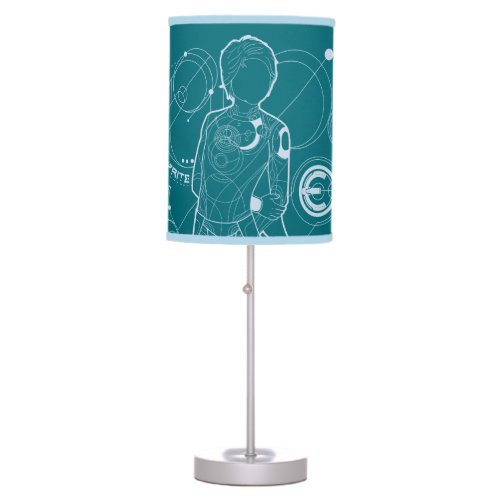 Sprite Astrometry Outline Table Lamp