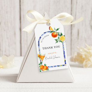 Spritz Mediterranean Arch Bridal Shower Gift Tags