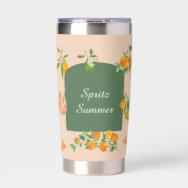 Spritz Summer Birthday Insulated Tumbler (Front)