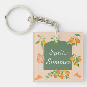 Spritz Summer Birthday Keychain