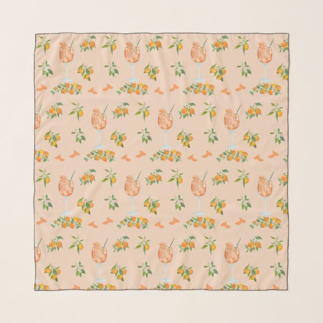 Spritz Summer Birthday Scarf (Front)