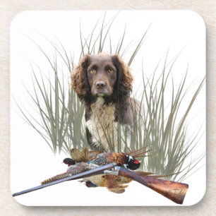 Sprocker Spaniel Throw Pillow Beverage Coaster