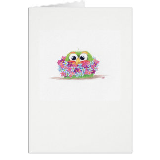 Sprout Bouquet blank card