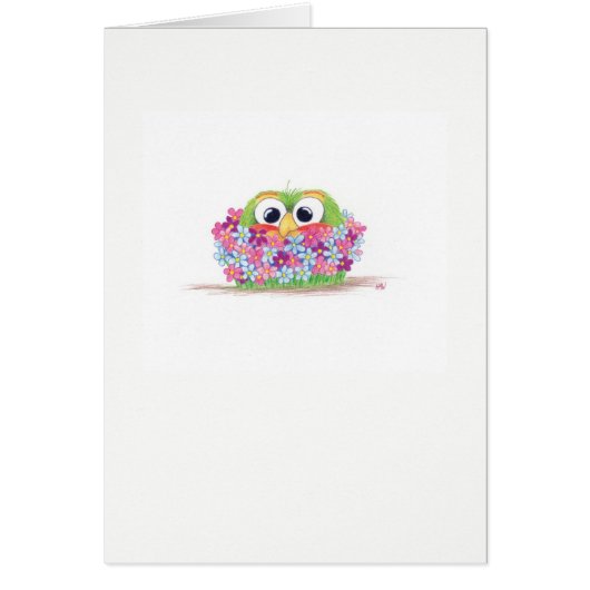 Sprout Bouquet blank card (Front)