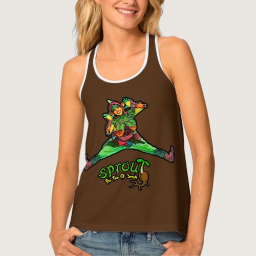 Sprout Brown Tank Top