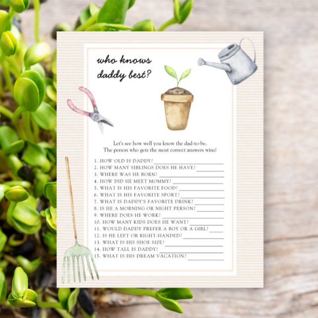 Sprout - Who knows daddy best game (Creator Uploaded)