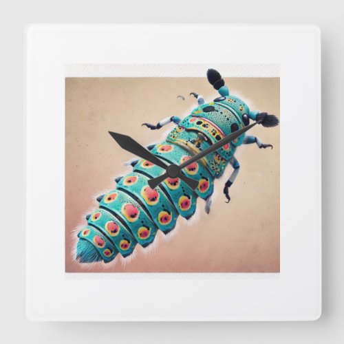 Spruce Budworm 150624IREF113 _ Watercolor Square Wall Clock