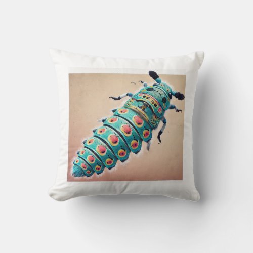 Spruce Budworm 150624IREF113 _ Watercolor Throw Pillow