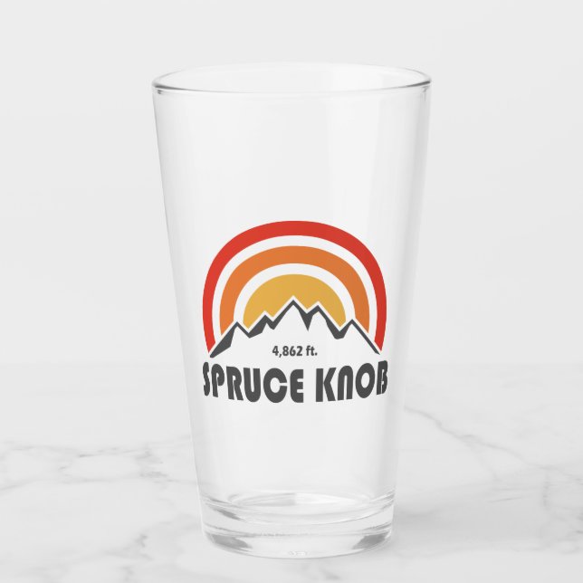 Spruce Knob Glass (Front)