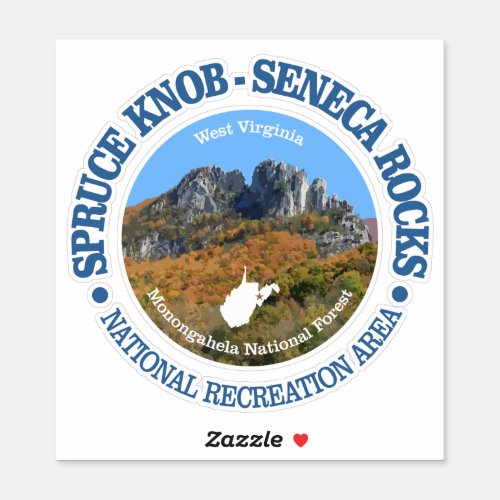 Spruce Knob _ Seneca Rocks NRA Sticker
