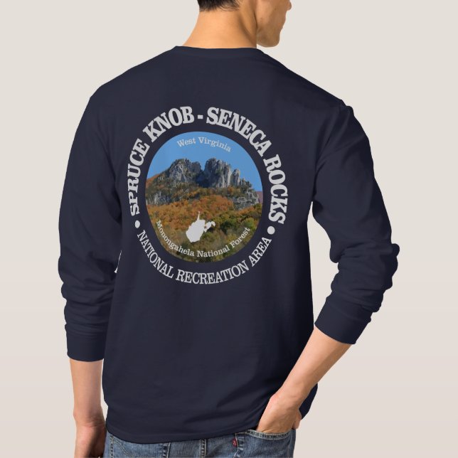 Spruce Knob - Seneca Rocks NRA T-Shirt (Back)