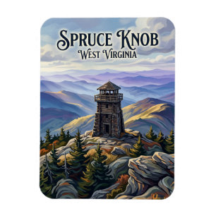 Spruce Knob West Virginia Magnet