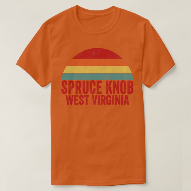 Spruce Knob West Virginia T-Shirt (Design Front)
