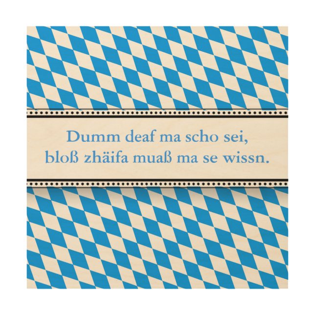 Spruchbrett Wood Wall Decor (Front)