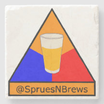 @SpruesNBrews Armored Division Premium Coaster