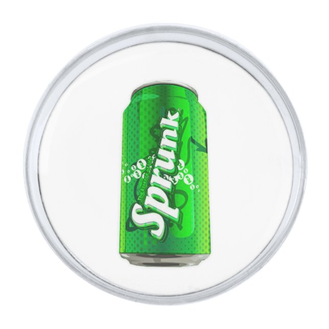 Sprunk Silver Finish Lapel Pin (Front)