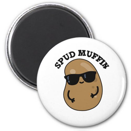 Spud Muffin Cute Potato Pun  Magnet
