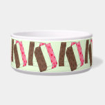 Spumoni Italian Gelato Ice Cream Dessert Spumone Bowl<br><div class="desc">Illustration features a delicious Italian spumoni gelato dessert, with layers of cherry, mint, and chocolate ice cream, and bits of cherries, fruits and nuts. Ideal for your favorite ice cream aficionado, spumone fan, or lover of Italian food classics! This Italian food design is also available on other products. Lots of...</div>