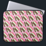 Spumoni Italian Gelato Ice Cream Dessert Spumone Laptop Sleeve<br><div class="desc">Illustration features a delicious Italian spumoni gelato dessert, with layers of cherry, mint, and chocolate ice cream, and bits of cherries, fruits and nuts. Ideal for your favorite ice cream aficionado, spumone fan, or lover of Italian food classics! This Italian food design is also available on other products. Lots of...</div>
