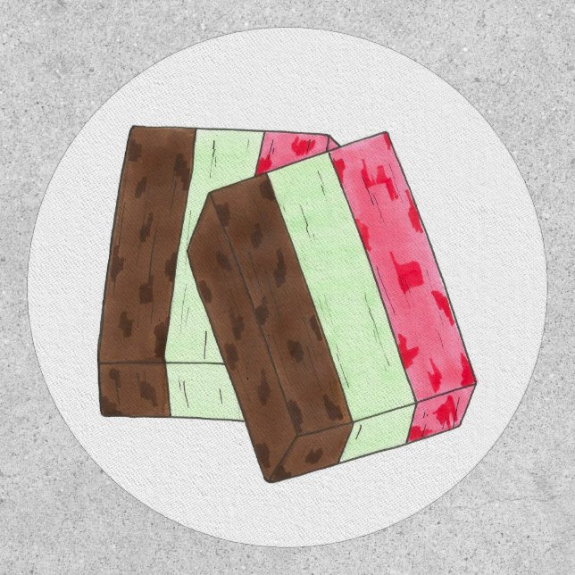 Spumoni Italian Gelato Ice Cream Dessert Spumone Patch (Front)