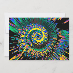 Spun Abstract Holiday Card