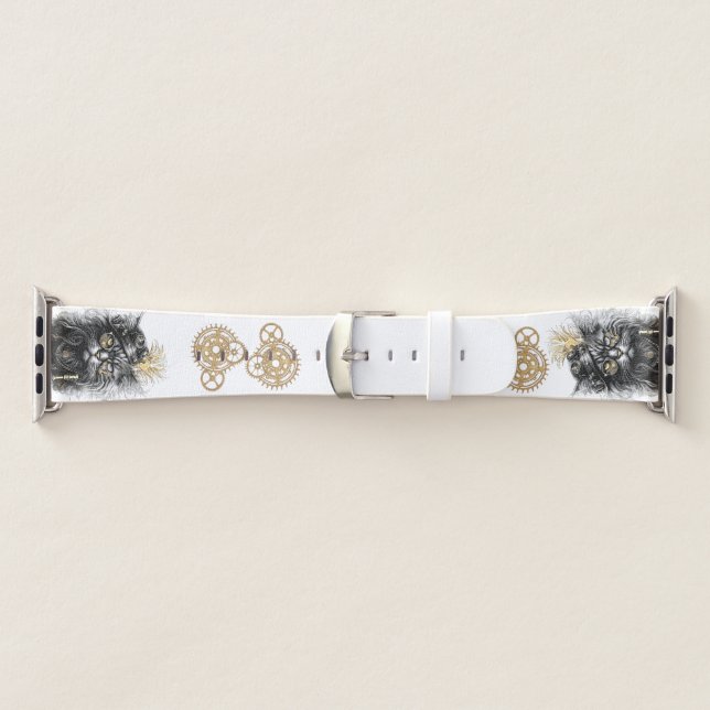 Spunky Paws The Funky Steampunk Cat  Apple Watch Band (Band)
