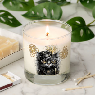 Spunky Paws The Funky Steampunk Cat Scented Candle