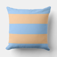 Spunky Periwinkle and Orange Stripes